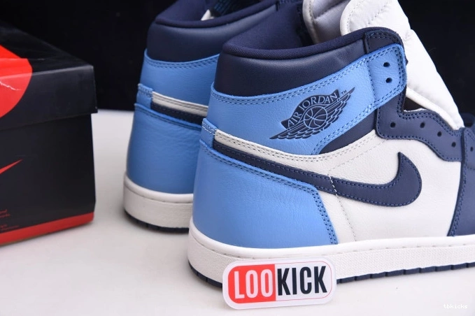 Rep TB High 1 Obsidian Air Retro OG Jordan 555088-140 0801